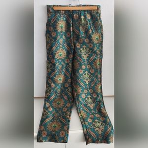 BNWT Anthropologie Maeve Jacquard Pants, Size XS